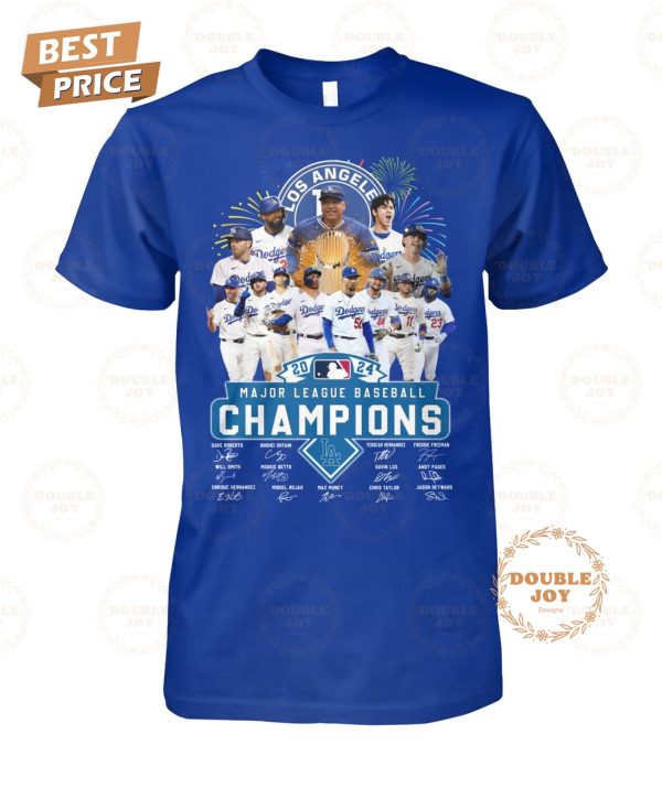 2024 Major League Baseball Champions Los Angeles Dodgers T-Shirt