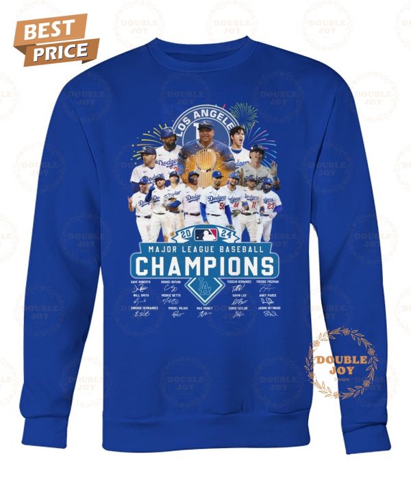 2024 Major League Baseball Champions Los Angeles Dodgers T-Shirt