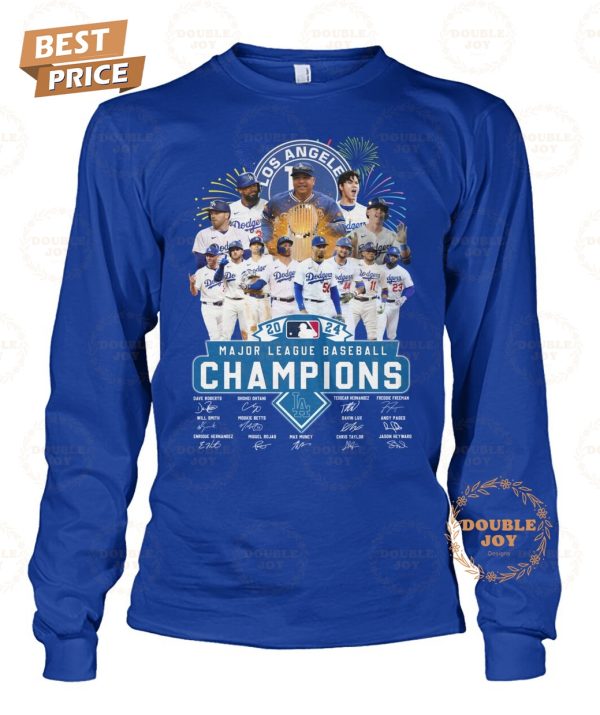 2024 Major League Baseball Champions Los Angeles Dodgers T-Shirt