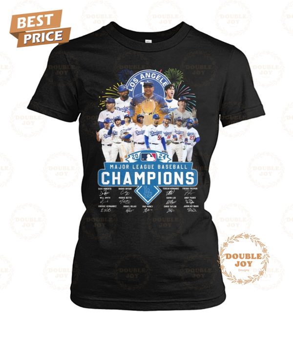 2024 Major League Baseball Champions Los Angeles Dodgers T-Shirt