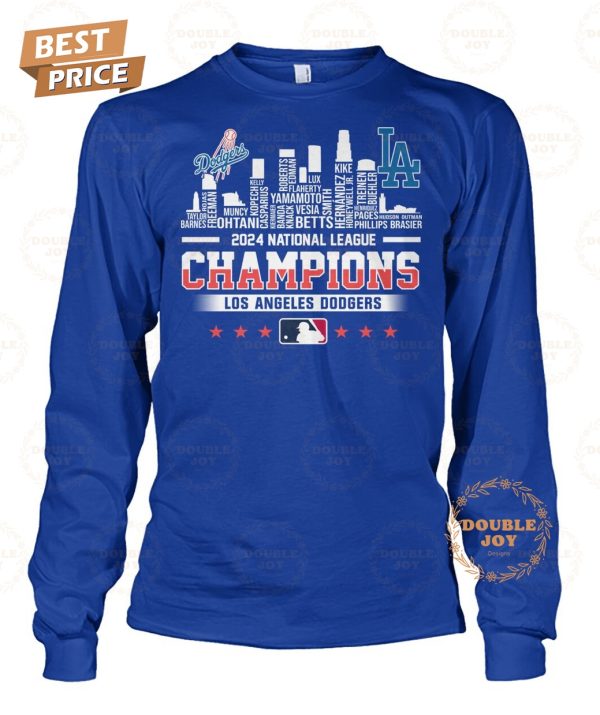 2024 National League Champions Los Angeles Dodgers T-Shirt