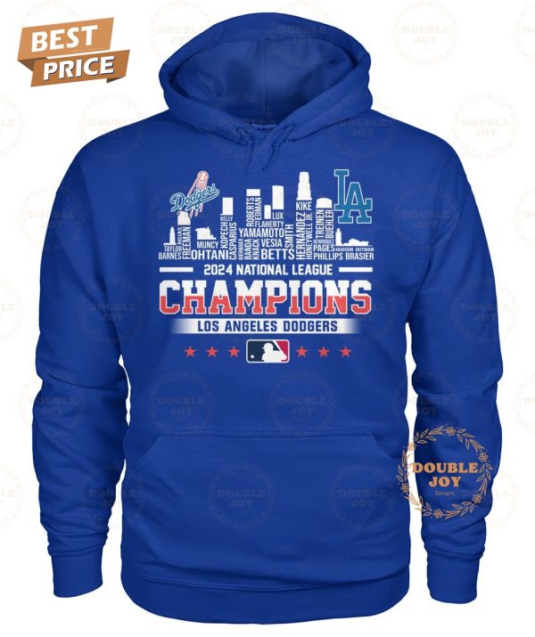 2024 National League Champions Los Angeles Dodgers T-Shirt