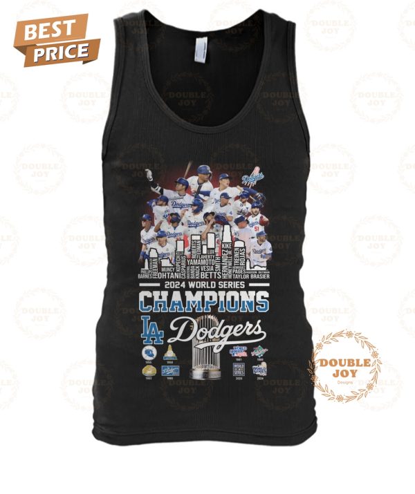 2024 World Series Champions “8X” Los Angeles Dodgers T-Shirt