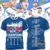 2024 World Series Champions LA Dodgers OWA T-Shirt, Hoodie – White