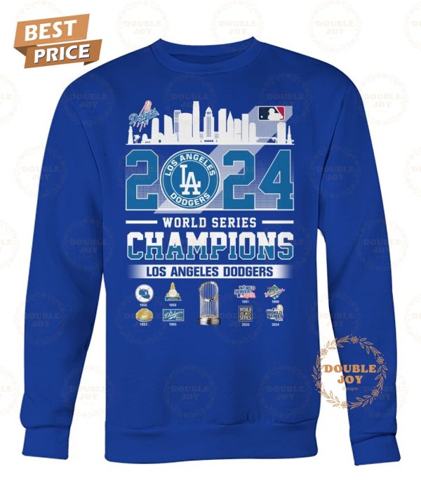 2024 World Series Champions Los Angeles Dodgers “8X” T-Shirt