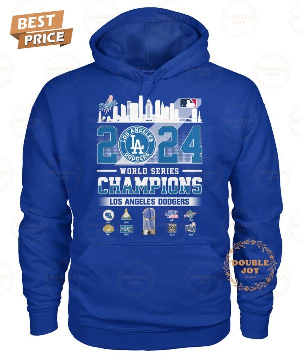 2024 World Series Champions Los Angeles Dodgers “8X” T-Shirt