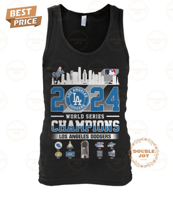 2024 World Series Champions Los Angeles Dodgers “8X” T-Shirt