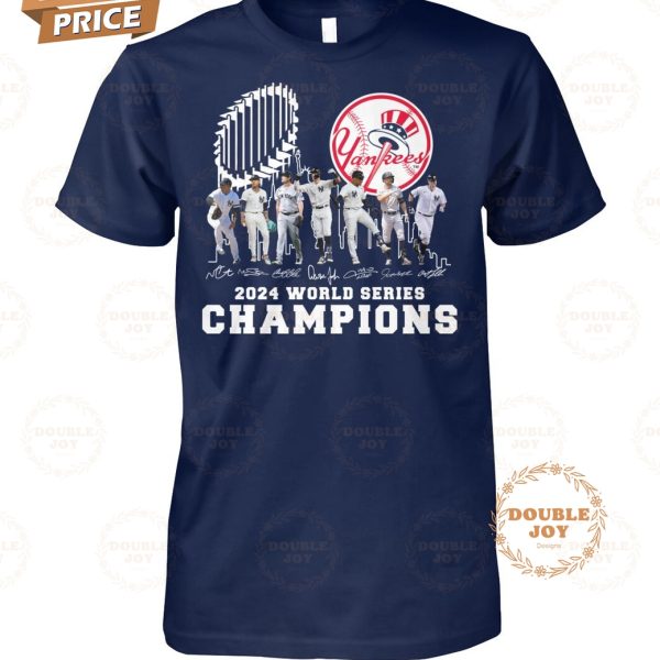 2024 World Series Champions New York Yankees T-Shirt