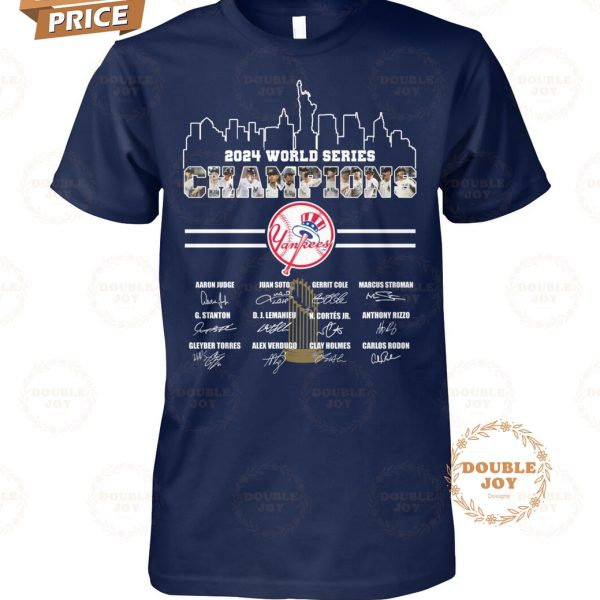 2024 World Series Champions New York Yankees T-Shirt