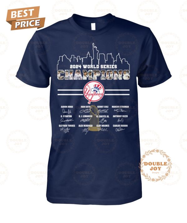 2024 World Series Champions New York Yankees T-Shirt