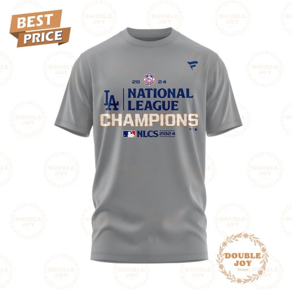 2024 National League Champions Let’s Go Los Angeles Dodgers T-Shirt, Hoodie – Gray