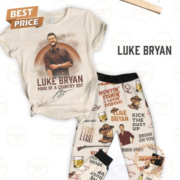 Luke Bryan Mind Of The Country Boy Fleece Pajamas Set