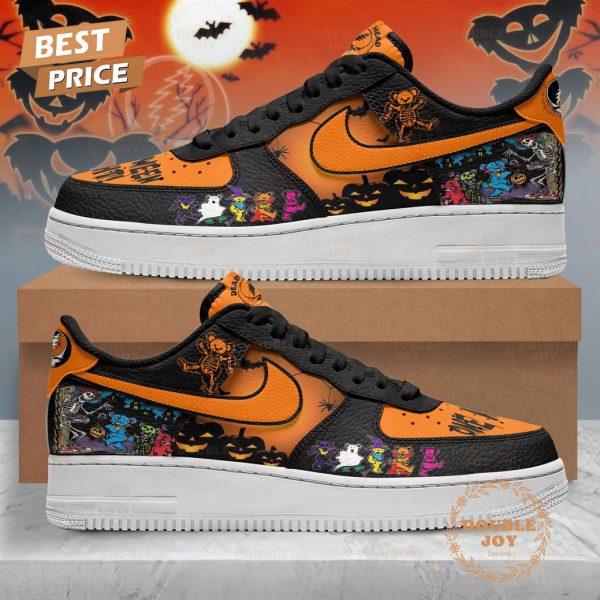 Grateful Dead Rock Band One More Halloween Night 2024 Air Force 1 Sneakers