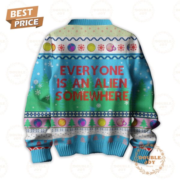 All I Want For Christmas Is Coldplay Rock Band Everyone Is An Alien Somewhere Sweater