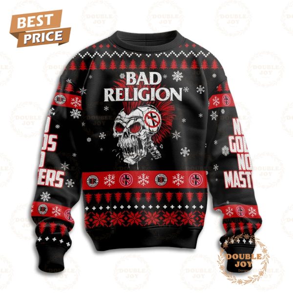 Bad Religion No Gods No Masters Christmas Sweater