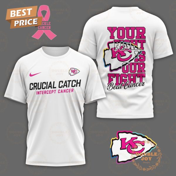 Kansas City Royals Your Fight Or Our Fight Beat Cancer 3D T-Shirt