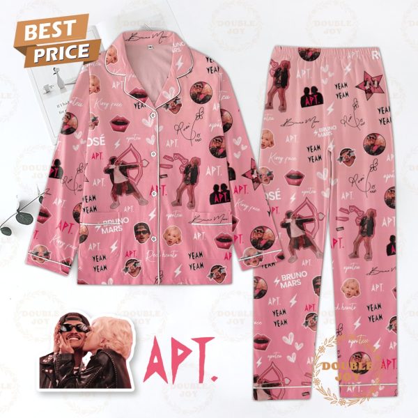 Rose & Bruno Mars APT Kissy Face Yeah Yeah Pajamas Set