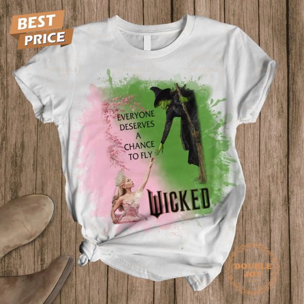 Wicked Film Everyone Deserves A Chance To Fly Fleece Pajamas Set