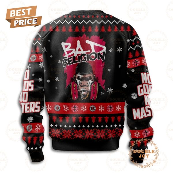 Bad Religion No Gods No Masters Christmas Sweater