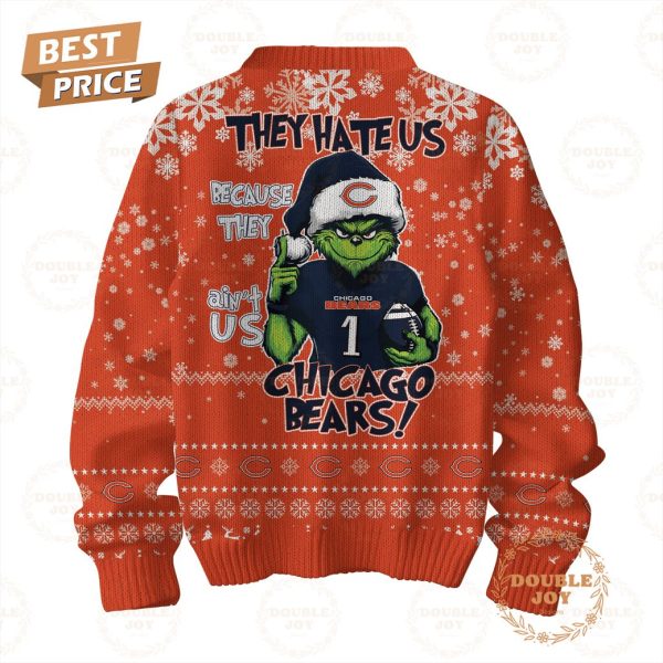 Chicago Bears They Hate Us Christmas 2024 Sweater – Orange