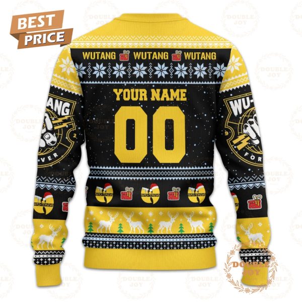 Wu-Tang Clan Merry Christmas Yellow Custom Name Sweater