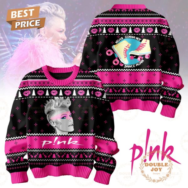 P!nk Never Gonna Not Dance Again Christmas Sweater