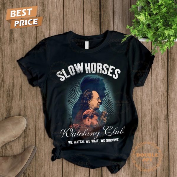 Slow Horses Watching Club We Watch, We Wait, We Survive Fleece Pajamas Set