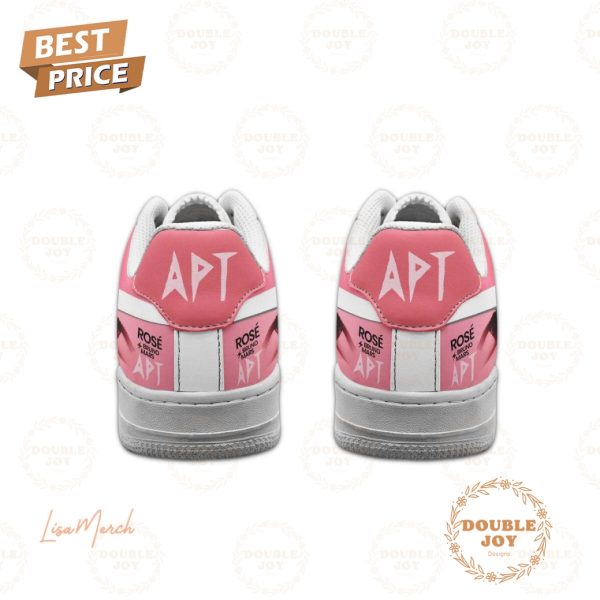 Rose X Bruno Mars APT Pink Air Force 1 Sneakers