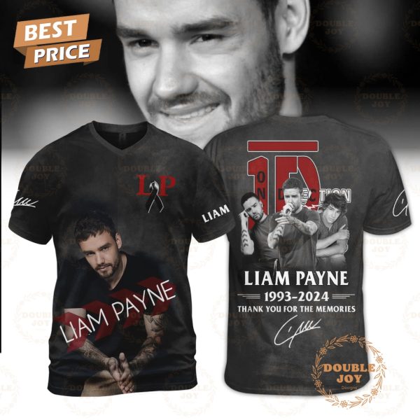 Liam Payne 1D 1993-2024 Thank You For The Memories T-Shirt, Hoodie