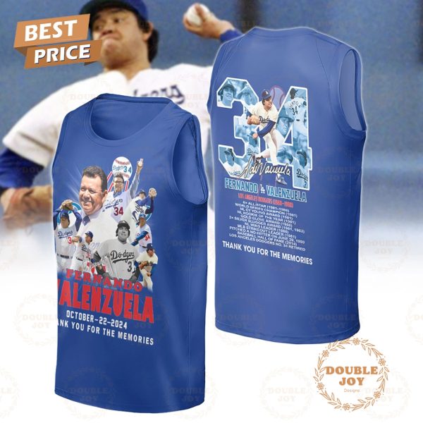 Fernando Valenzuela October-22-2024 Thank You for The Memories T-Shirt, Hoodie