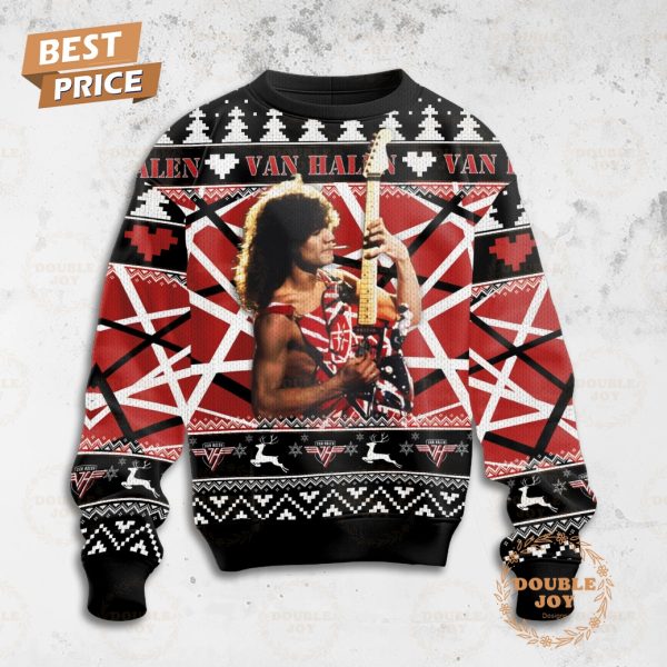 Van Halen Rock Band Merry Christmas Sweater