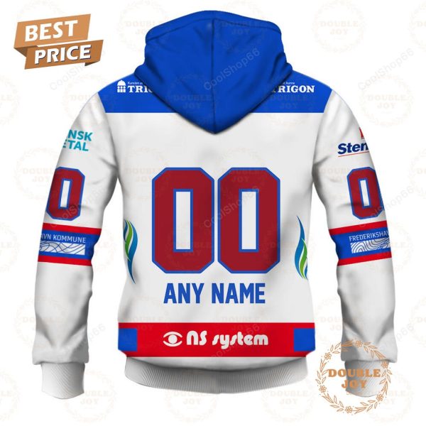 Frederikshavn White Hawks Jersey Style Hoodie