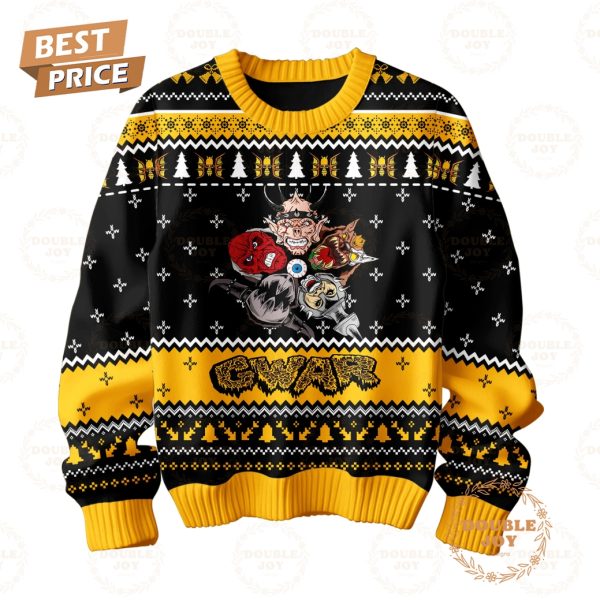 Gwar Band Black And Yellow Christmas Sweater