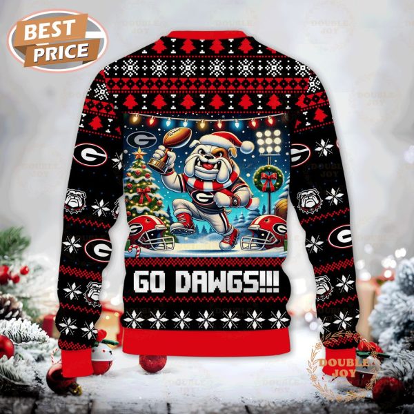 Georgia Bulldogs Go Dawgs!!! Christmas 2024 Sweater