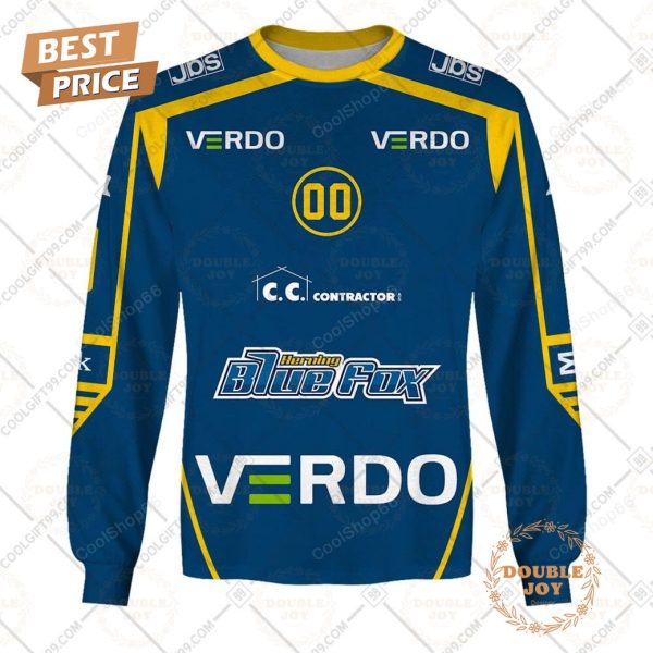 Herning Blue Fox Jersey Style Hoodie