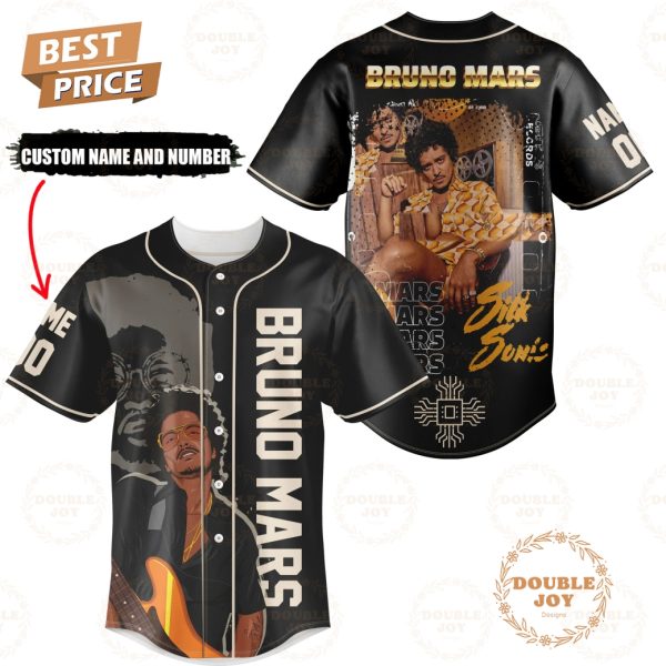 Bruno Mars Silk Sonic Custom Name 2024 Baseball Jersey