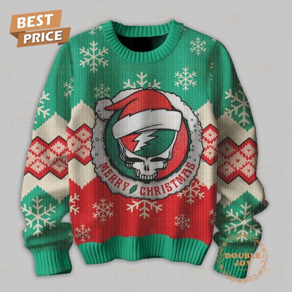 Grateful Dead Rock Band Have A Jerry Christmas Happy New Weirt Sweater