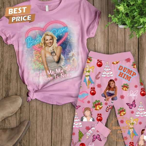 Britney Spears Tell Me My True Love Is Near Fleece Pajamas Set