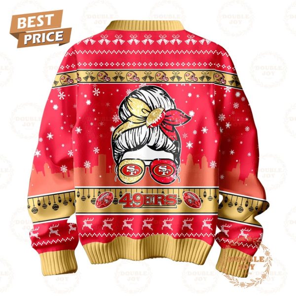 San Francisco 49ers Smart Woman Loves Her Christmas Sweater