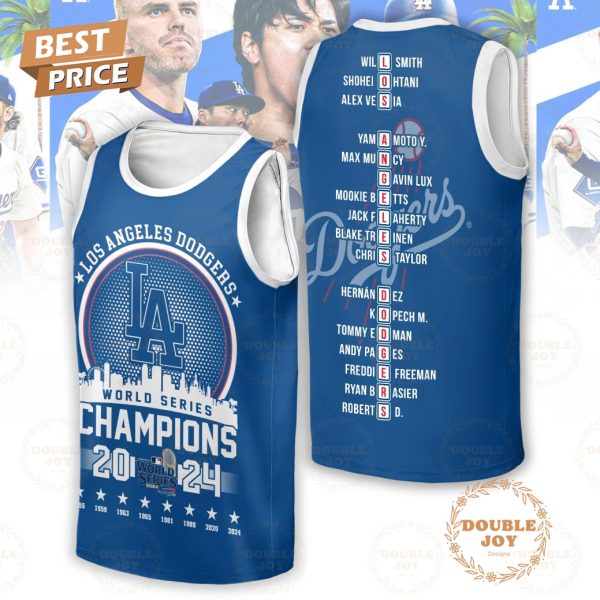 LA Dodgers World Series Champions 2024 T-Shirt, Hoodie – Blue