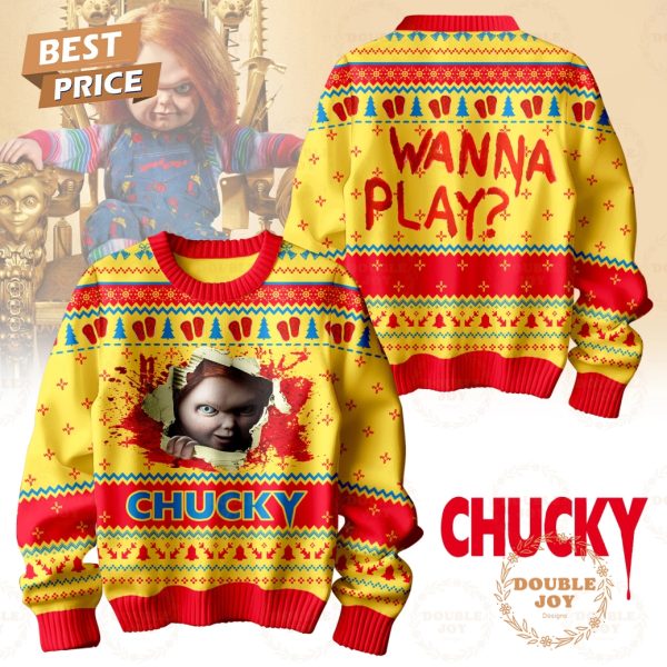 Chucky Movie Wanna Play Sweater