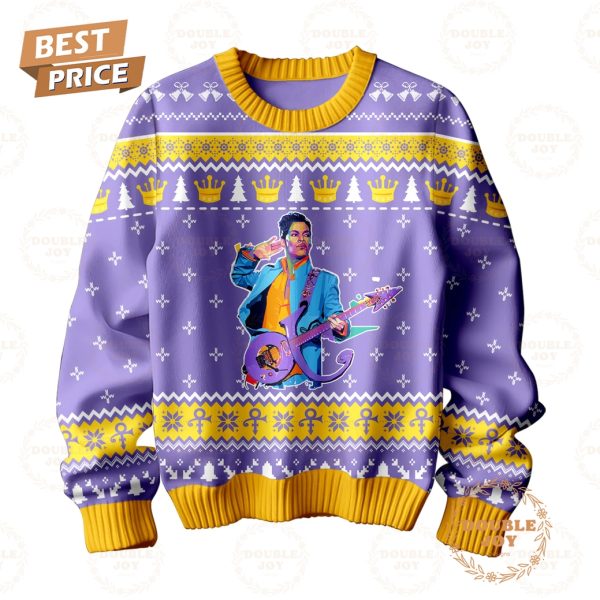 Prince Royal Purple Merry Christmas Sweater