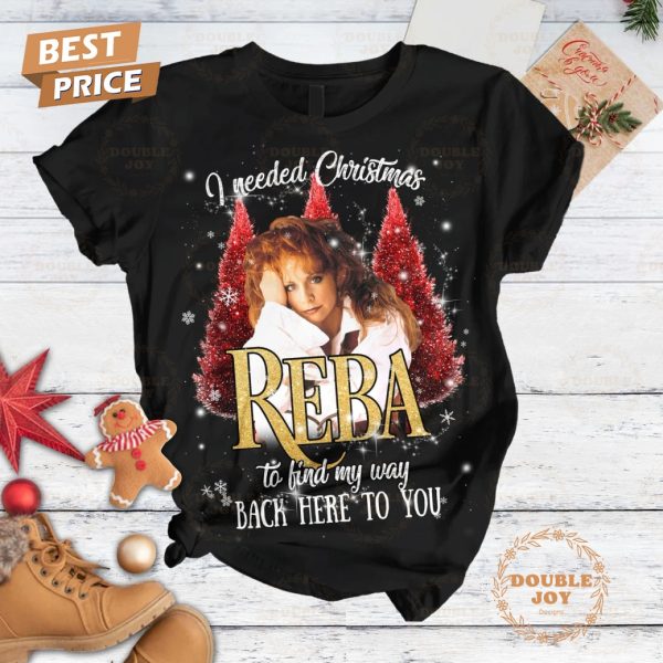 I Needed Christmas Reba McEntire To Blind My Way Back Here To You Fleece Pajamas Set