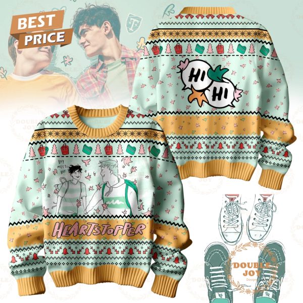 Heartstopper Hi Hi Merry Christmas Sweater