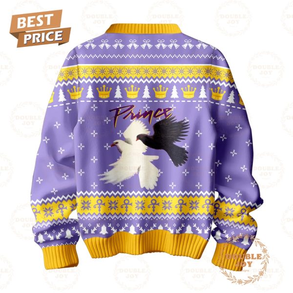 Prince Royal Purple Merry Christmas Sweater