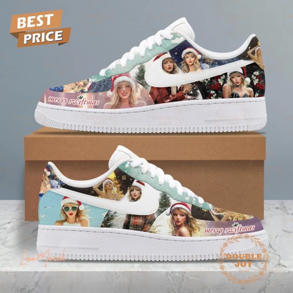 Taylor Swift Merry Swiftmas 2024 Air Force 1 Sneakers