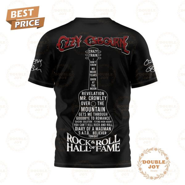 Ozzy Osbourne Rock & Roll Hall Of Fame Induction 2024 T-Shirt, Hoodie