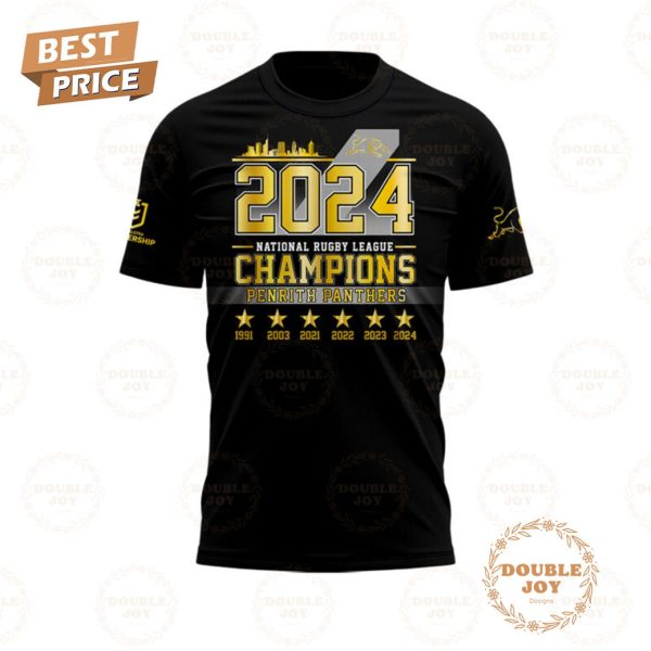 Penrith Panthers 2024 National Rugby League 3D T-Shirt