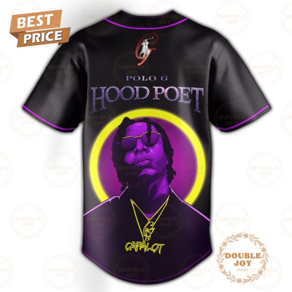 Rap Star Polo G Hood Poet Capalot Baseball Jersey