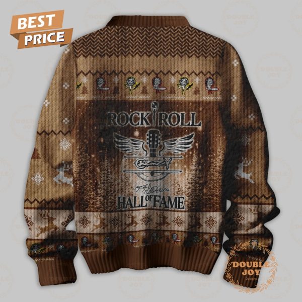 Rock & Roll Ozzy Osbourne Hall Of Fame Induction 2024 Sweater